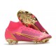 Nike Mercurial Superfly VIII Elite FG Uomo Rosa Oro Negro