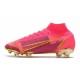 Nike Mercurial Superfly VIII Elite FG Uomo Rosa Oro Negro