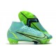 Nuovo Nike Mercurial Superfly 8 Elite FG Turchese Dinamico Lime Glow