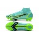 Nuovo Nike Mercurial Superfly 8 Elite FG Turchese Dinamico Lime Glow