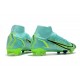 Nuovo Nike Mercurial Superfly 8 Elite FG Turchese Dinamico Lime Glow