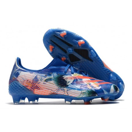 Scarpe adidas X Ghosted + FG Blu Rosso