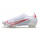 Nike Mercurial Vapor 14 Elite FG scarpa da calcio uomo Bianco Rosso