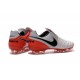 Scarpe da Calcio Nuovo 2016 Nike Tiempo Legend VI FG Pelle Bianco Rosso Nero