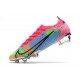 Nike Mercurial Vapor XIV Elite FG Uomo Blu Rosa Verde
