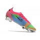 Nike Mercurial Vapor XIV Elite FG Uomo Blu Rosa Verde