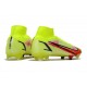 Nike Mercurial Superfly VIII Elite FG Uomo Volt Cremisi Vivace Nero