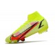 Nike Mercurial Superfly VIII Elite FG Uomo Volt Cremisi Vivace Nero