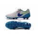Scarpe da Calcio Nuovo 2016 Nike Tiempo Legend VI FG Pelle Bianco Blu
