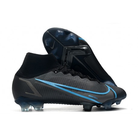 Nike Mercurial Superfly VIII Elite FG Uomo Nero Grigio Ferro