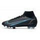 Nike Mercurial Superfly VIII Elite FG Uomo Nero Grigio Ferro