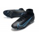 Nike Mercurial Superfly VIII Elite FG Uomo Nero Grigio Ferro