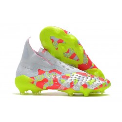 adidas Predator Freak+ FG Scarpe da Calcio Bianco Rosa Volt