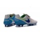 Scarpe da Calcio Nuovo 2016 Nike Tiempo Legend VI FG Pelle Bianco Blu