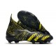 adidas Predator Freak+ FG Scarpe da Calcio Nero Giallo