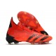 adidas Predator Freak+ FG Scarpe da Calcio Rosso Nero Core Rosso Solare