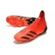 adidas Predator Freak+ FG Scarpe da Calcio Rosso Nero Core Rosso Solare