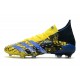 Scarpa adidas Predator Freak.1 FG X-Men Wolverine - Giallo Acceso Argento Metallico Nero Core