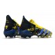 Scarpa adidas Predator Freak.1 FG X-Men Wolverine - Giallo Acceso Argento Metallico Nero Core
