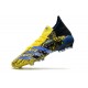 Scarpa adidas Predator Freak.1 FG X-Men Wolverine - Giallo Acceso Argento Metallico Nero Core