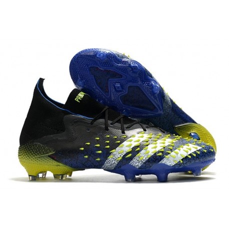 Scarpa adidas Predator Freak.1 FG Blu Nero Core Bianco Giallo Solare