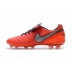 Scarpe da Calcio Nuovo 2016 Nike Tiempo Legend VI FG Pelle Arancione Bianco