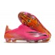 Scarpe adidas X Ghosted + FG Rosa Shock Nero Core Arancione Acceso