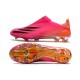 Scarpe adidas X Ghosted + FG Rosa Shock Nero Core Arancione Acceso