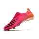 Scarpe adidas X Ghosted + FG Rosa Shock Nero Core Arancione Acceso