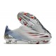 Scarpe adidas X Ghosted + FG Argento Metallico Nero Core Scarlatto