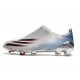 Scarpe adidas X Ghosted + FG Argento Metallico Nero Core Scarlatto