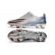 Scarpe adidas X Ghosted + FG Argento Metallico Nero Core Scarlatto
