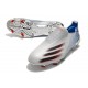 Scarpe adidas X Ghosted + FG Argento Metallico Nero Core Scarlatto