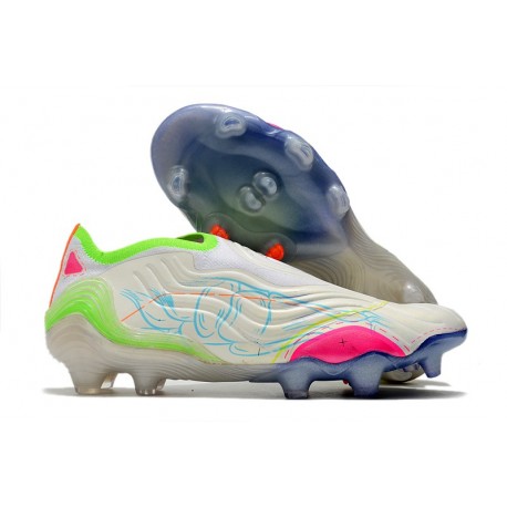 adidas Copa Sense+ FG Scarpa Bianco Giallo Rosa