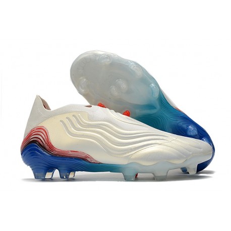adidas Copa Sense+ FG Scarpa Bianco Blu Rosso