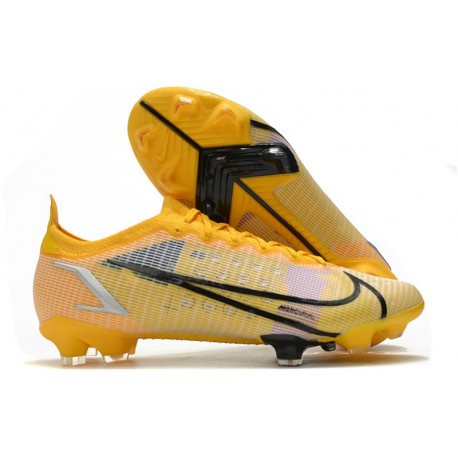 Nike Mercurial Vapor 14 Elite FG scarpa da calcio uomo Giallo Nero