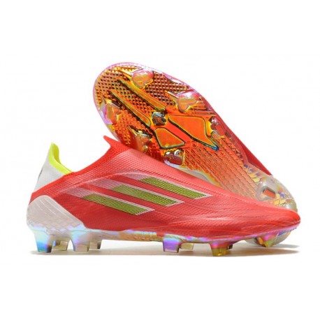 adidas X Speedflow+ FG Scarpa Rosso Nero Core Rosso