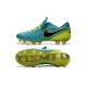 Scarpe da Calcio Nuovo 2016 Nike Tiempo Legend VI FG Pelle Blu Verde Nero