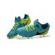 Scarpe da Calcio Nuovo 2016 Nike Tiempo Legend VI FG Pelle Blu Verde Nero