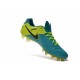 Scarpe da Calcio Nuovo 2016 Nike Tiempo Legend VI FG Pelle Blu Verde Nero