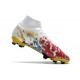 Nike Mercurial Superfly VIII Elite FG Uomo Ronaldo Bianco Rosso Blu Oro