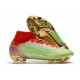 Nike Mercurial Superfly VIII Elite FG Uomo Verde Rosso Oro