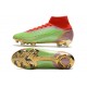 Nike Mercurial Superfly VIII Elite FG Uomo Verde Rosso Oro