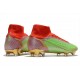 Nike Mercurial Superfly VIII Elite FG Uomo Verde Rosso Oro