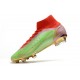 Nike Mercurial Superfly VIII Elite FG Uomo Verde Rosso Oro