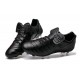 Scarpe da Calcio Nuovo 2016 Nike Tiempo Legend VI FG Pelle Tutto Nero