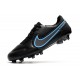 Nike Tiempo Legend 9 Elite FG Nuovo Nero Grigio Ferro