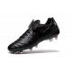 Scarpe da Calcio Nuovo 2016 Nike Tiempo Legend VI FG Pelle Tutto Nero