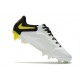 Nike Tiempo Legend 9 Elite FG Nuovo Bianco Fumo Scuro Grigio Nero Giallo