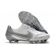 Nike Tiempo Legend 9 Elite FG Nuovo Bianco Grigio